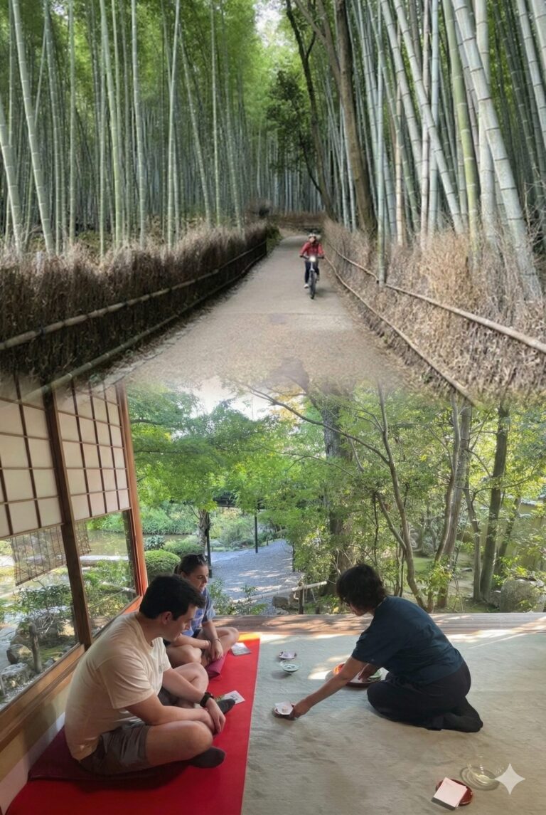 竹林と茶会 Image description